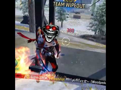 The Reason I am #1 in Woodpecker😈🏆 #shortsfeed #zeroxff #freefire