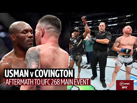 "You can kiss later!" Usman v Covington 2 Aftermath: Respect between great foes!
