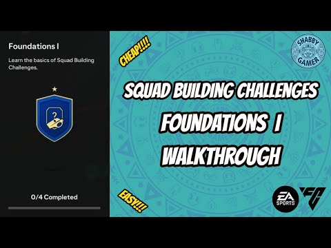 How To Complete Foundations I - #eafc25 #fc25 - #sbc - Squad Building Challenge   #walkthrough