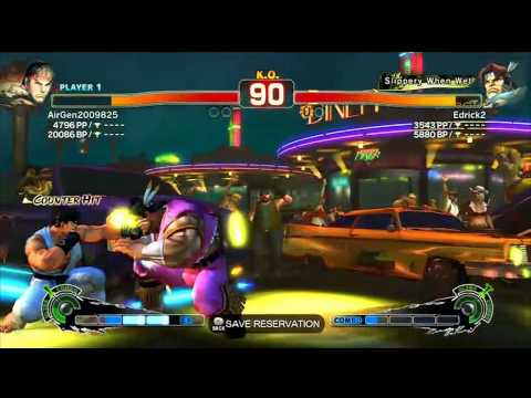SSF4: AirGen2009825 [Air] (Ryu) VS Edrick2 (T. Hawk) - Classic