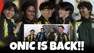 TEARS OF JOY!! ONIC BREAKS THEIR LOSESTREAK WITH THIS NEW LINEUP!! 🤯