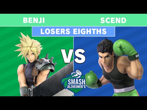 Smash Alzheimer's Invitational - Benji (Cloud) Vs. Scend (Little Mac JigglyPuff) - Losers Eighths