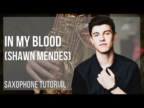 How to play In My Blood by Shawn Mendes on Alto Sax (Tutorial)
