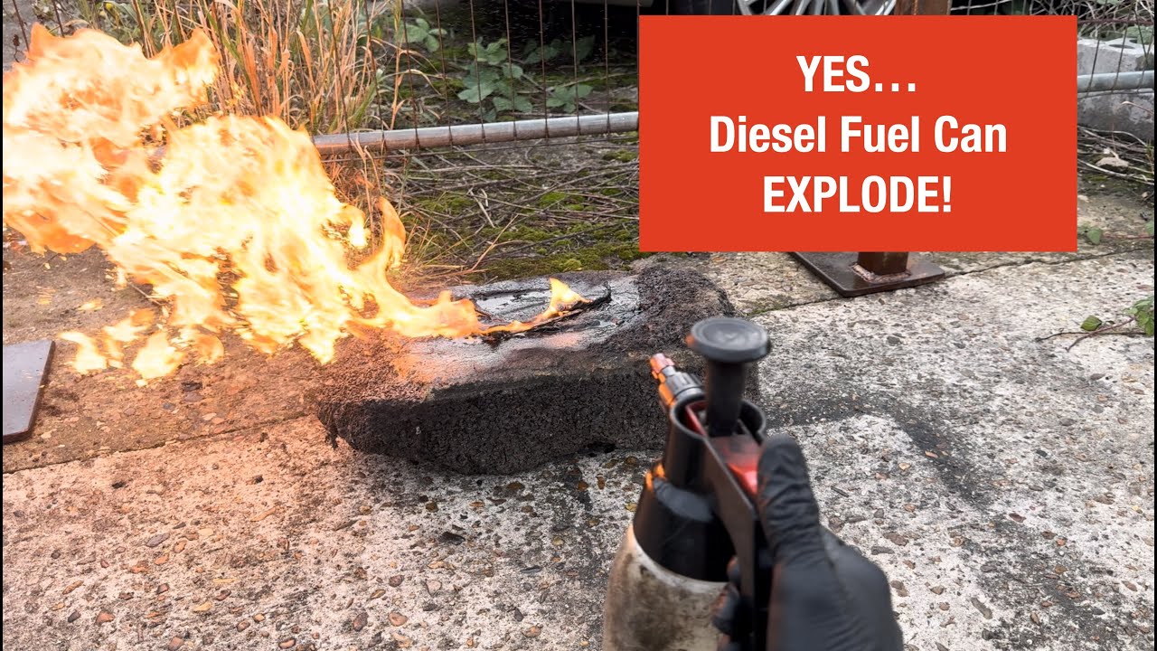 Yes... Diesel Fuel Can EXPLODE.