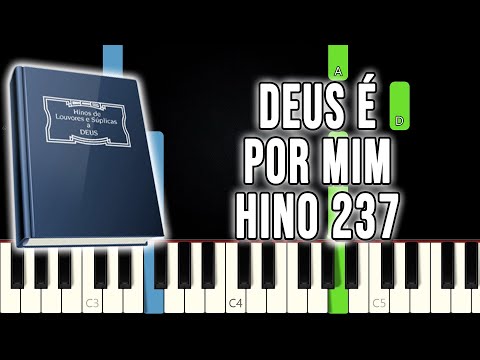 Hino 237 CCB - Deus É Por Mim | VERSÃO FÁCIL | Piano e Teclado Tutorial