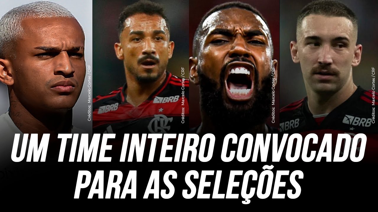 FLAMENGO PODE TER 11 ATLETAS CONVOCADOS EM DATA FIFA | ATUALIZAÇÃO SOBRE A NEGOCIAÇÃO COM JORGINHO