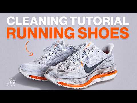 How To Clean WHITE Running Shoes At Home In 5min!