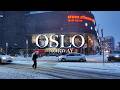Experiencing A Harsh Norwegian Blizzard Winter Walk In Oslo ️