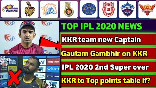 IPL 2020: 5 Big news for IPL on 29 September (KKR new captain, RCB table topper, Raina returns UAE)