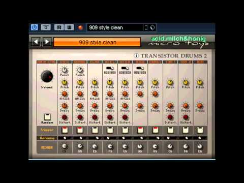 Free VST -  Transistor Drums 2 - vstplanet.com