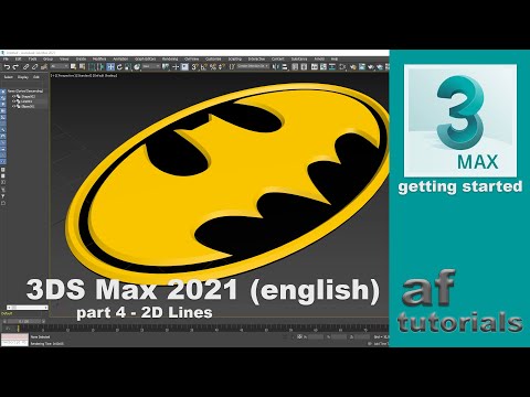 Getting Started in 3DS Max (part 4) - 2D Lines