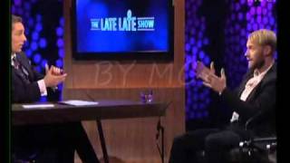 Ronan keating on the late late show + Performance of Stay 13NOV09 part 2 out of 2.flv