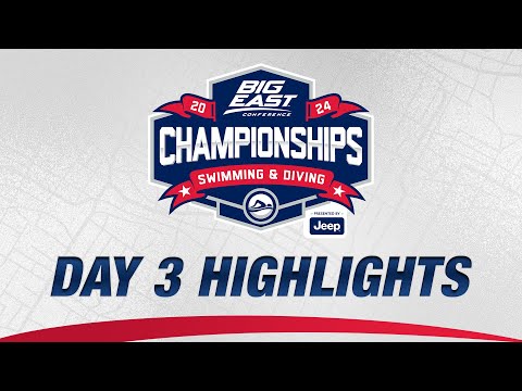 HIGHLIGHTS | 2024 BIG EAST Swimming & Diving Championships: Day 3 Finals