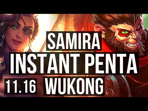 SAMIRA & Rakan vs WUKONG & Senna (ADC) (DEFEAT) | Instant Penta | BR Grandmaster | v11.16