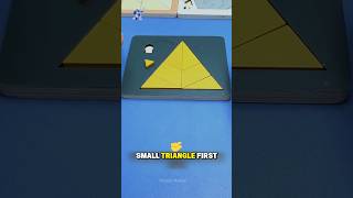 The Challenge Put the small triangle #puzzle #iq #brainteaser