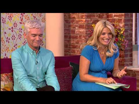 Phil is teased while chatting to Denise Van Outen   25th June 2014