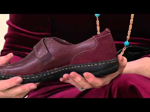 Earth Origins Leather Slip-on Monk Strap Shoes - Evelyn with Antonella Nester