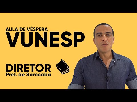 PORTUGUÊS - AULA DE VÉSPERA: CONCURSO DE SOROCABA - DIRETOR