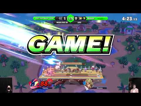 WeeklyVac 68 - SSBU - Taicho (Greninja) vs Heaven (Ken)