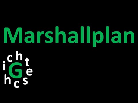 Der Marshallplan in 4 Minuten erklärt