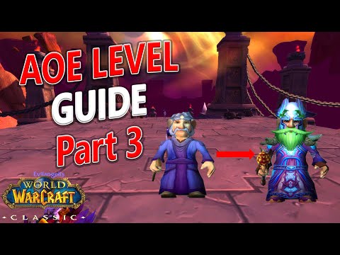 WoW Classic - How to AOE Level a Mage FAST! Alliance 22-32