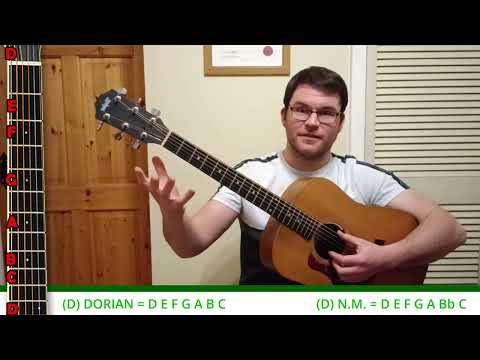 Dorian Mode - Irish DADGAD Guitar Accompaniment (Minor Lesson 2 of 12)