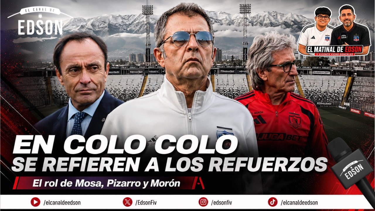 Mosa y Pizarro toman protagonismo en refuerzos: el rol secundario de Morón en Colo Colo