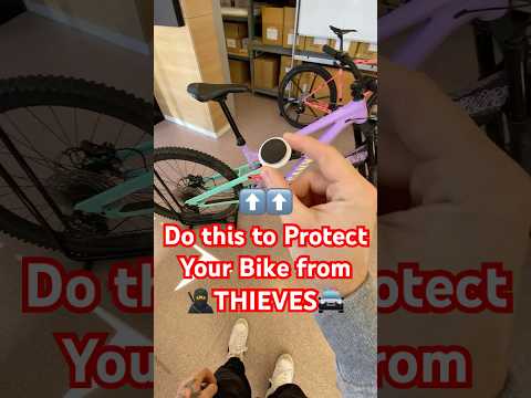✅Anti-Theft Hack for your Bike❌🥷 #allmountainstyle #mtb