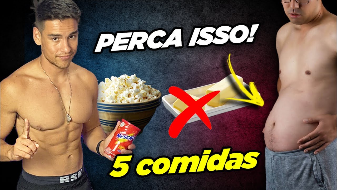 Top 5 Comidas Para Perder a Barriga! (Sem ENROLAÇÃO!)