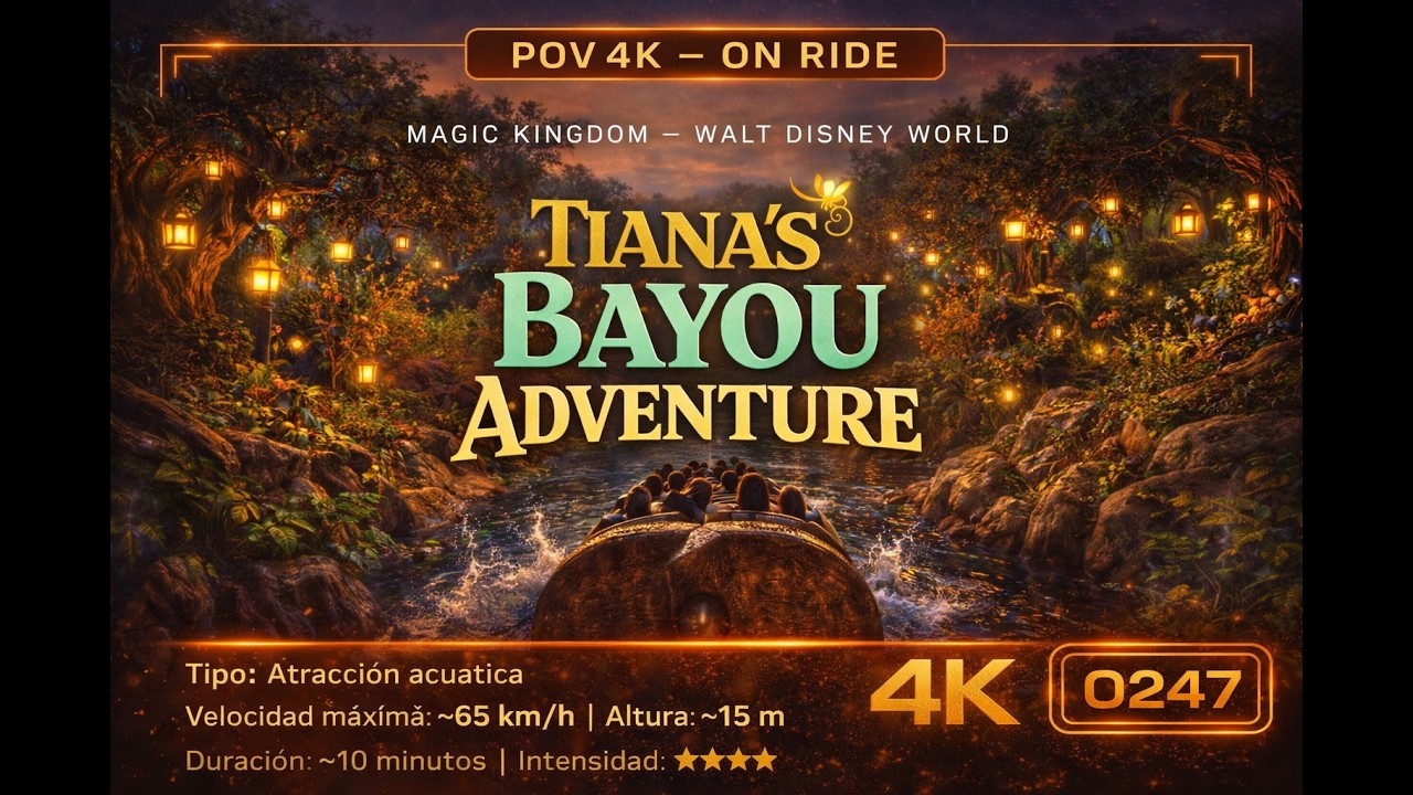 Vista previa del video POV de Tiana's Bayou Adventure