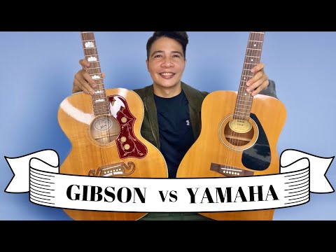 Yamaha F310 vs Gibson J200 - Sound Comparison / Expensive vs Cheap