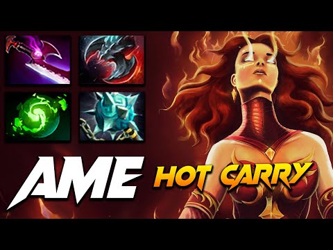 LGD.Ame Lina Hot Carry - Dota 2 Pro Gameplay [Watch & Learn]