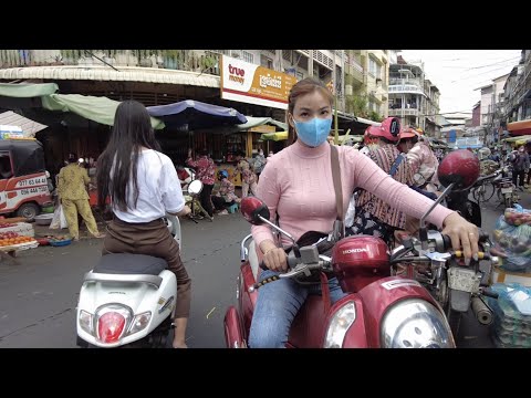 Interesting two places traditional market | Cambodia life in market