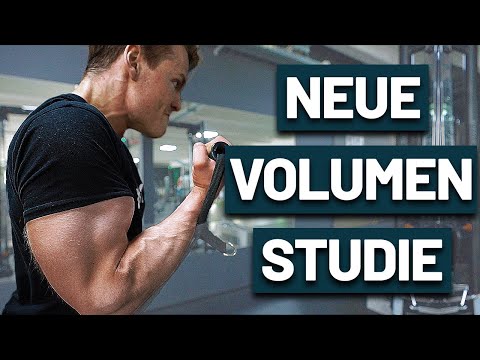 Mehr Muskelwachstum durch INDIVIDUALISIERTES TRAININGS-VOLUMEN! (Neue Volumen Studie)