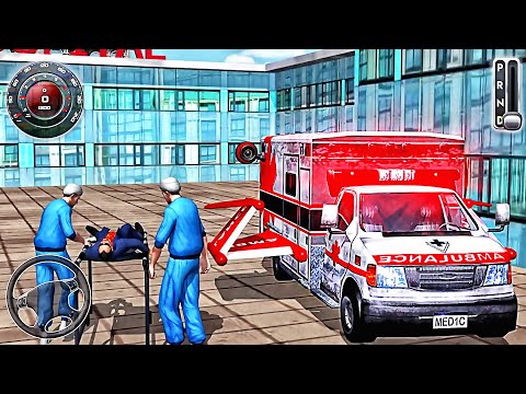 Multilevel Flying Ambulance - Hero Van Drive Offroad Emergency - Best Android GamePlay