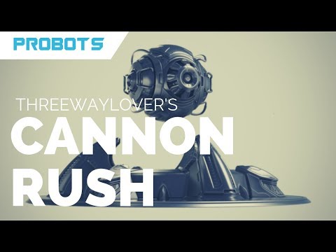 Threewaylover's Cannon Rush - StarCraft 2 ProBots Highlights