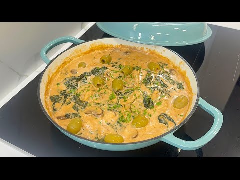 Pollo a la mediterránea. Con la salsa más deliciosa que has probado