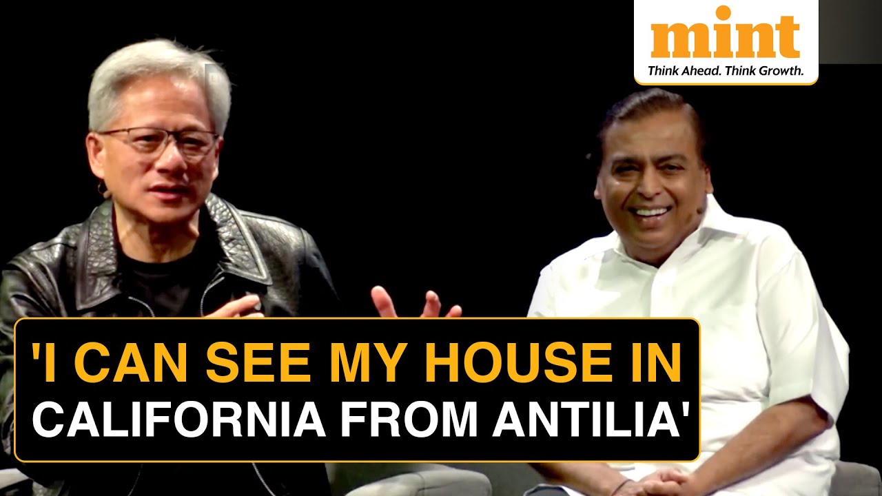 ‘My Version of NVIDIA is ‘Vidya’, Mukesh Ambani To NVIDIA’s Jensen Huang At AI Summit 2024 In Mumbai