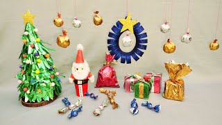 DIY Christmas Day paper Craft : Create a Magical Santa Claus Figurine5 minutes craft! #clayart #diy