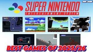 New Super Nintendo Games of 2025/2026 (Time Stamps/Links) #snes #supernintendo #snesgames