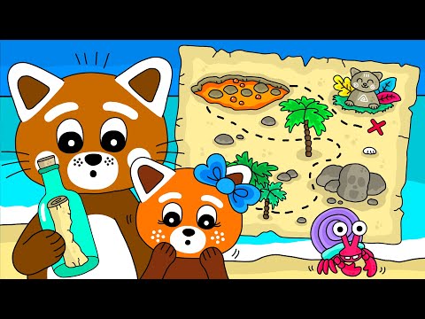 Pukkins och skattkartan - Rolig kortfilm för barn - Lek med oss