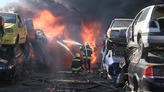 Изгоря автоморга в Хасково