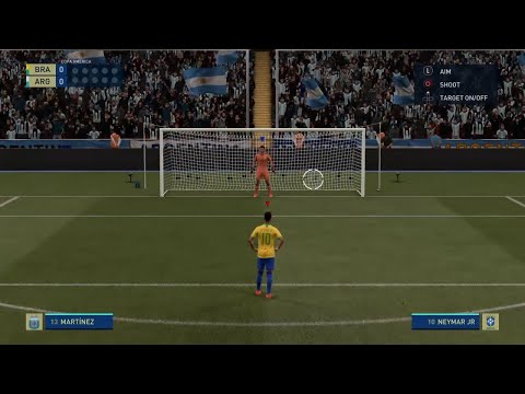 Argentina vs Brazil COPA AMERICA FINAL Penalties FIFA 21