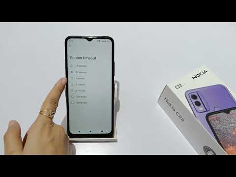 How to change screen timeout in nokia c21 | Nokia c22 me screen timeout kaise badlen