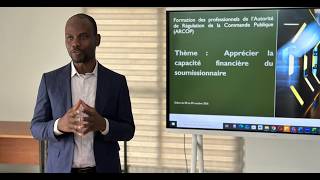 Analyse capacité financière du soumissionnaire, avis expert comptable