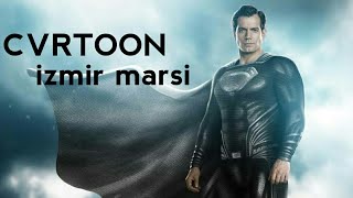 Superman | CVRTOON - izmir marsi | superman (HD) status | #hollywoodstatus | Mass bgm 💥