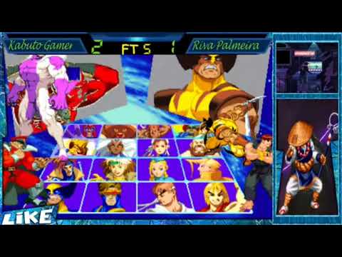KABUTO  vs  Riva Palmeiras - Xmen  vs  Street Fighter