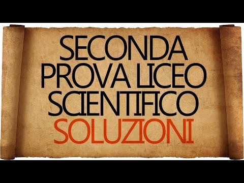 Seconda Prova Liceo Scientifico 2019 - Soluzione di Alcuni Quesiti