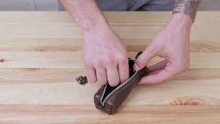 Шкіряна універсальна ключниця Grande Pelle 11339 коричневий