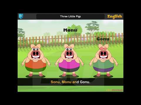 Class 1 English - Three Little Pigs